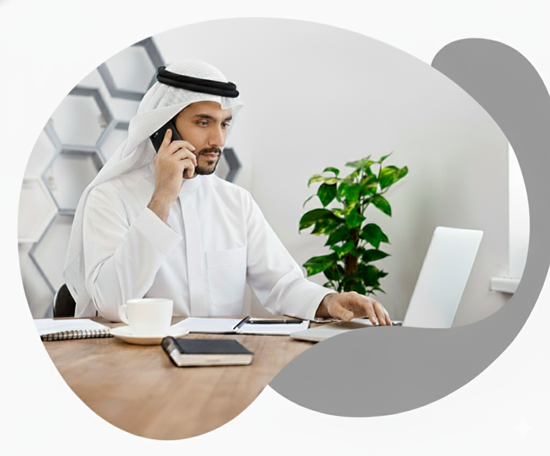 A person working on a laptop